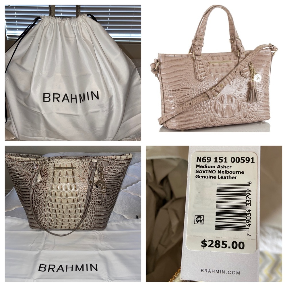 NEW WITH TAG genuine leather designer Tote handbag